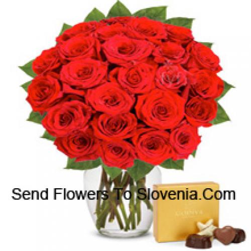 31 Red Roses with Imported Chocolates