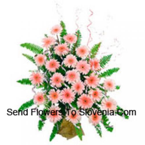 25 Cute Pink Gerberas