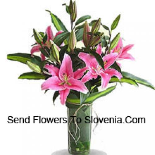 Cute Pink Lilies