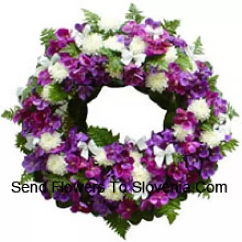 Mixed Flower Wreath